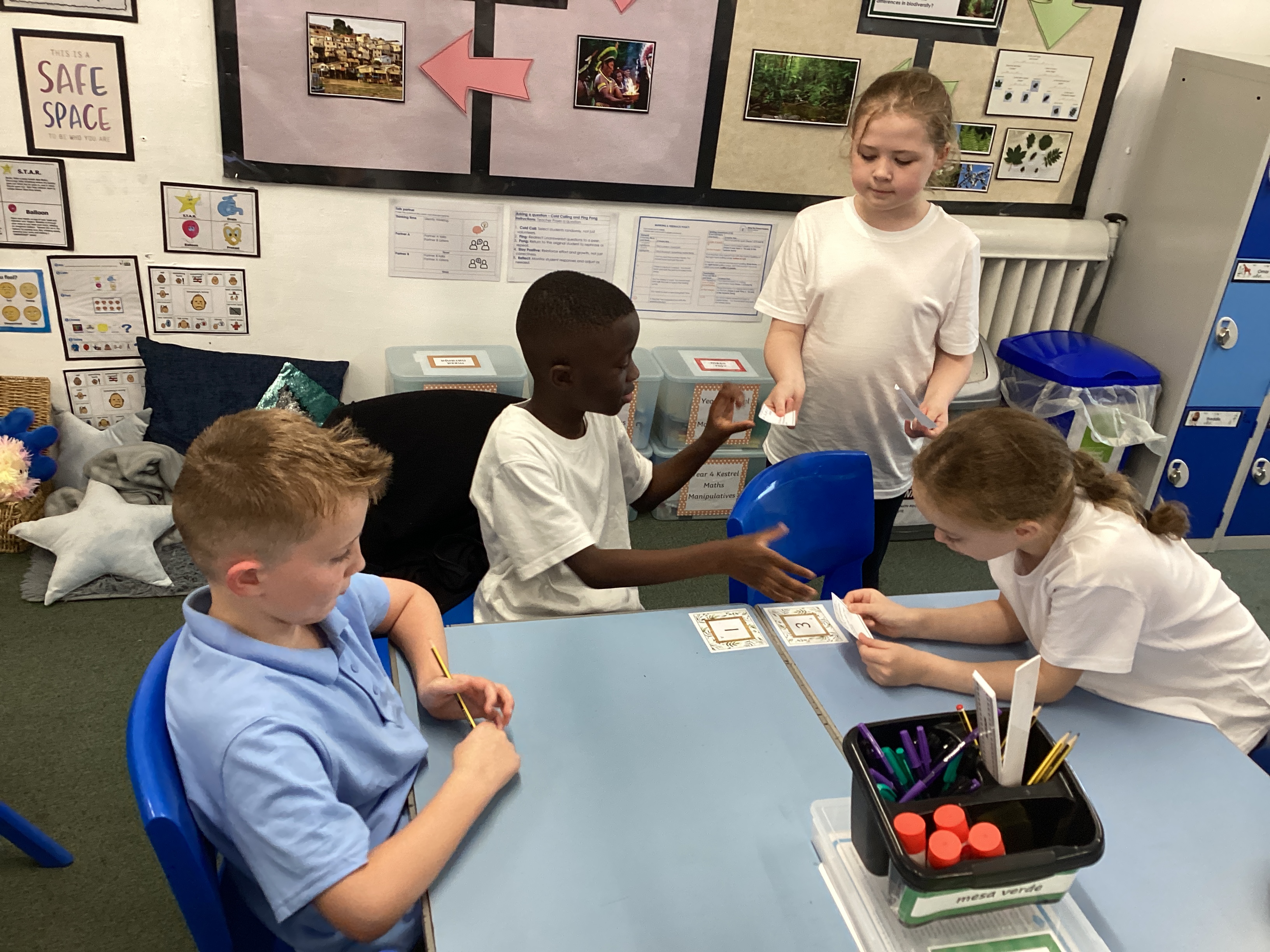 Year4 - discussing and sorting ICT skills as a group